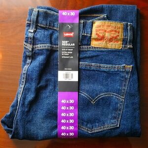 NWT Men's Levi 505 Regular Blue Jean, 40x30